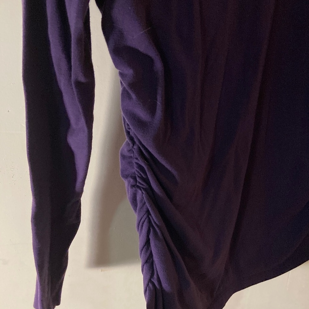 Michael Kors Purple Sweatshirt with Zipper Detail - Picture 5 of 5